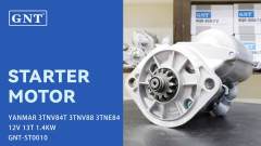 12V 13T Starter compatible with YANMAR 3TNE84 Engine AM878415 CH12084 CH12741 CH15586 CH19284 MIA10300 SE501447 TY25234 TY25235 TY6648