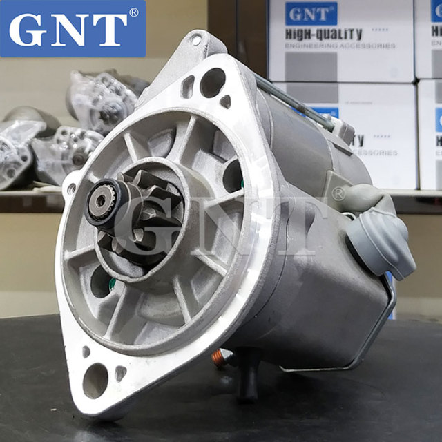 12V 9T Starter compatible with KOMATSU Forklift FD10 Engine 280001102 1280001110 1280001111 2280001120 2280001122 2280001980 2280001981