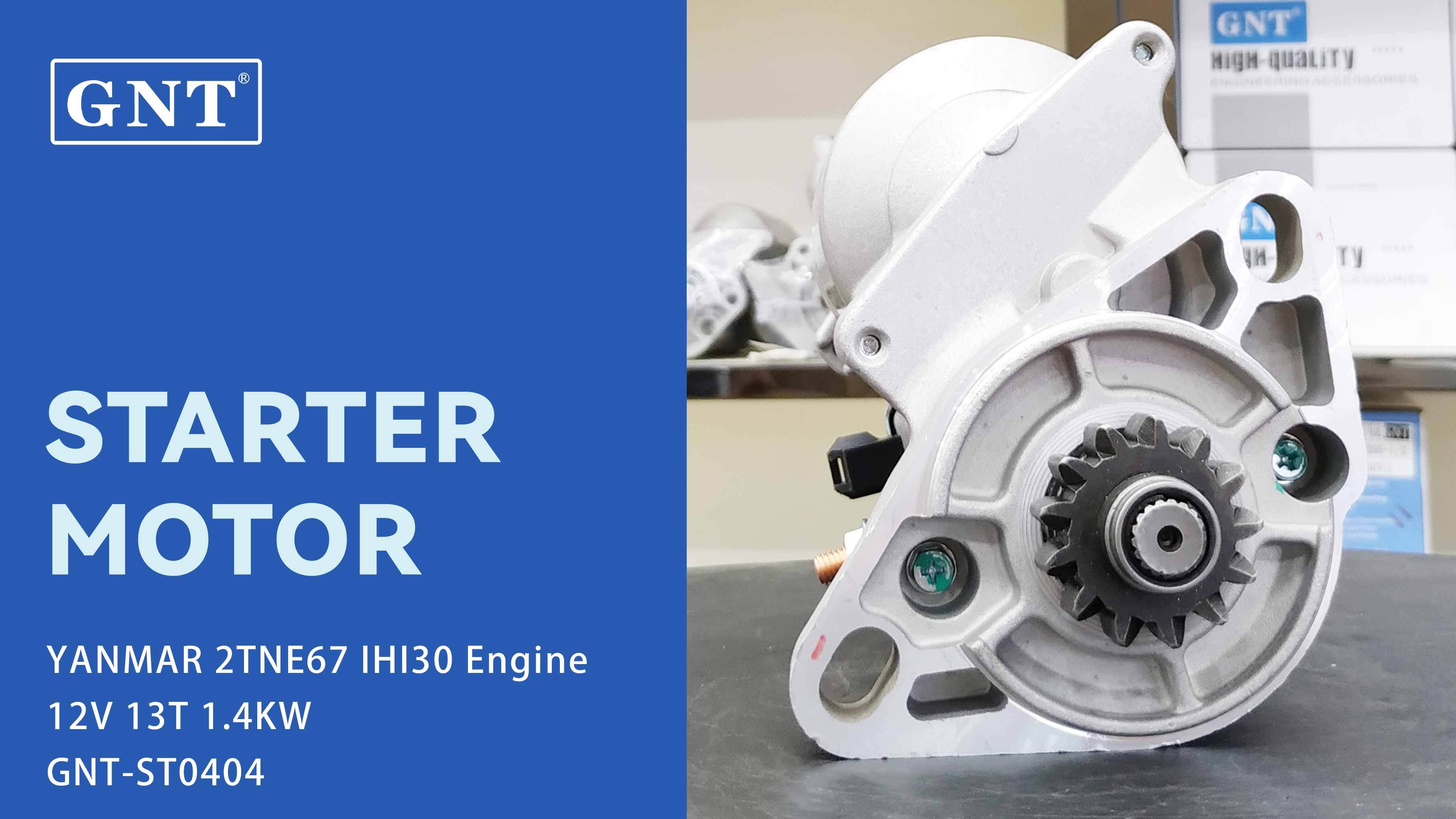 12V 13T Starter compatible with YANMAR 2TNE67 IHI30 Engine 4280003760 STN2820ML 185086690 428000-3760 18508-6690
