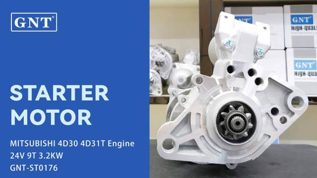 24V 9T Starter compatible with MITSUBISHI 4D30 Engine 0986023420 3610041011 3610041020 3610045001 3610041010 3610041012 8EA726505001