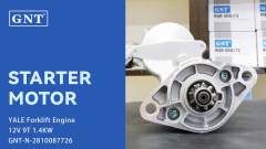 12V 9T Starter compatible with YALE Forklift Engine 1280005530 2280001340 2280001341 2810087726 911216600 914320600 STN2919SE