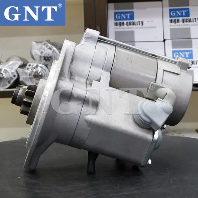 12V 9T Starter compatible with KOMATSU Forklift FD10 Engine 8941702050 8941702051 8970489651 8970489652 8970489660 8970489661 8970489662