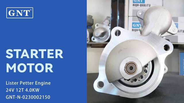 24V 12T Starter compatible with Lister Petter Engine 10461459 10479600 0230002150 10R0400 CST60606 CST60606AS CST60606ES 0-23000-2150