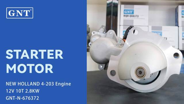 12V 10T Starter compatible with MASSEY FERGUSON 3-152 Engine 1998340 1998350 1998357 1998373 1998468 1998484 CST60110AS CST60110GS