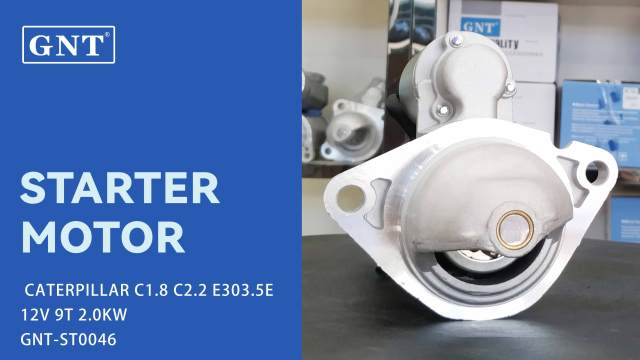 12V 9T Starter compatible with CATERPILLAR C2.2 Engine 1850866 18508660 185086600 P30DC03A U5MK8261 U85086720 U85086770 U85086771 U85086790
