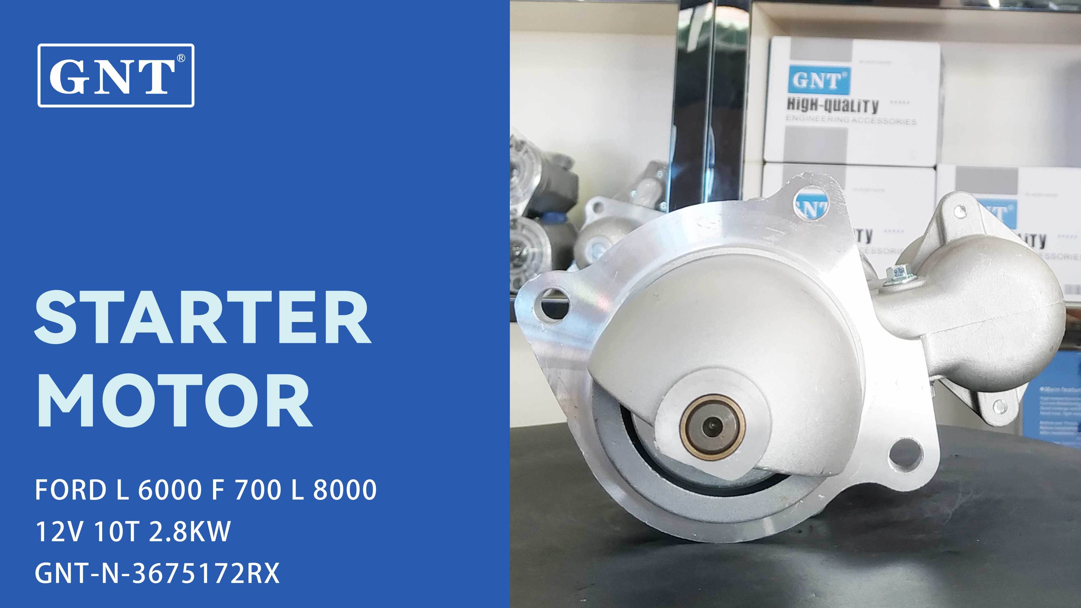 12V 10T Starter compatible with FORD F 700 Engine 0230002230 0230002234 0230002380 0230002440 0230002444 0230002480 0240003200 9101435