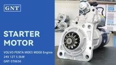 24V 12T Starter compatible with VOLVO PENTA MDE5 Engine M009T67879 M009T67879AM M9T67879 M9T67879AM 21612056 11139227 AZE4715 IS9525
