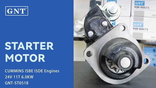 24V 11T Starter compatible with CUMMINS ISBE ISDE Engine M93R3045SE M93R3046SE 63003708100002 J63003708100A002 A703708010B G58003708100A002