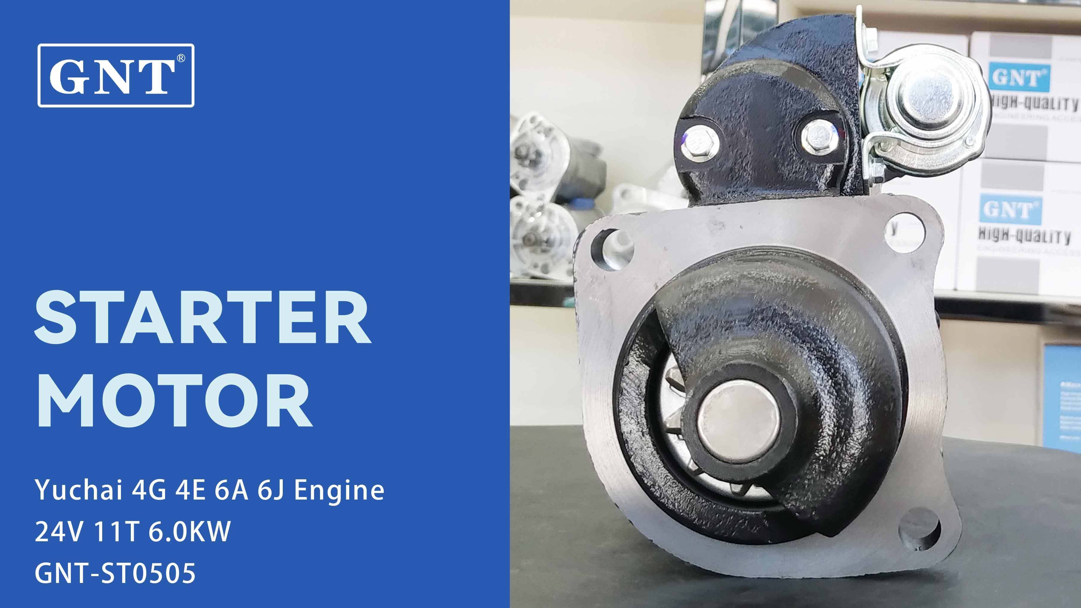 24V 11T Starter compatible with Yuchai 6A 6J Engine 162125W 162325W STP3913WA STP3918WA 300N10863Z 300N11096Z STP3913LC STP3913MH