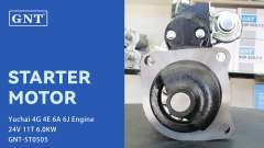 24V 11T Starter compatible with Yuchai 6A 6J Engine 162125W 162325W STP3913WA STP3918WA 300N10863Z 300N11096Z STP3913LC STP3913MH