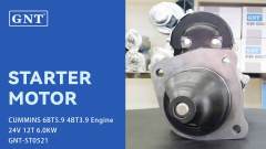 24V 12T Starter compatible with CUMMINS 6BT5.9 4BT3.9 Engine STP4858RB STP4858WA 151725W 300N10393Z STP4858MH STP4858NL STP4858UL