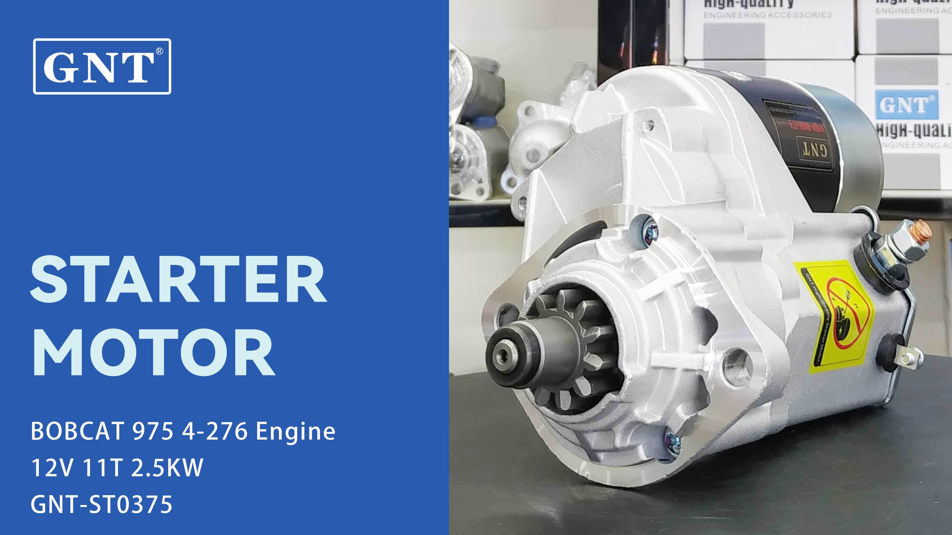 12V 11T Starter compatible with BOBCAT 975 Engine RE19275 RE24438 RE41799 RE51447 TY24438 TY6688 TY6719 CST40172 587584 6631597 6632415