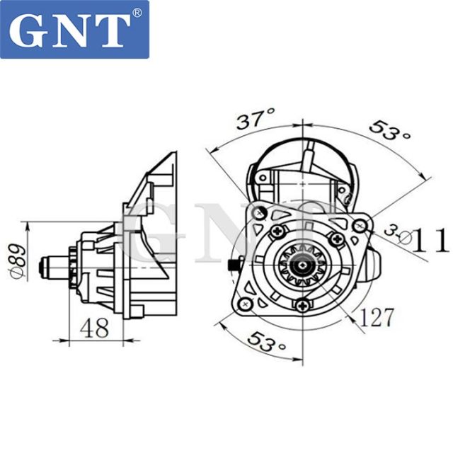 12V 13T Starter compatible with CUMMINS 6BT5.9 Engine 3604684NW 3604684RX 3921682 3935888 5016522AA 4741012 4746639 2280002290 2280002291