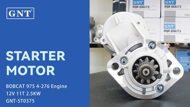 12V 11T Starter compatible with BOBCAT 975 Engine 2280806470 2280806471 031112020A DRS0162 DS1272 LRS01387 LRS1387 91295372 STR6092