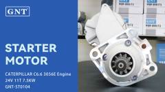 24V 11T Starter compatible with CATERPILLAR 3056E Engine SE501354 SE501407 SE501424 SE502077 TY24444 2280006570 2280006571 2280006572