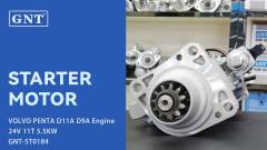 24V 11T Starter compatible with VOLVO D11A D9A FM9 Engine 85020161 M90R3538SE M90R3538SE-VPP M90R3555SE M90R3556SE 7420732977 CS1495