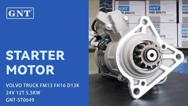 24V 12T Starter compatible with VOLVO FM13 Engine M009T66771 M009T66772 M009TD1471 M009TD2771 M9T66771 M9T66772 M9TD1471 M9TD2771