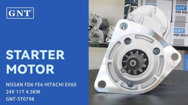 24V 11T Starter compatible with NISSAN FD6 FE6 Engine M008T60171 M008T60175 M8T60171 M8T60173 M8T60174 M8T60175 23300Z5570 23300Z5607