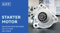 24V 12T Starter compatible with VOLVO DH12E460 Engine 0986025460 F042001199 F042001203 M009T62172 M009T62173 M009T62174 M009T66371 M009T66372