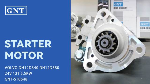 24V 12T Starter compatible with VOLVO DH12E460 Engine 0986025460 F042001199 F042001203 M009T62172 M009T62173 M009T62174 M009T66371 M009T66372