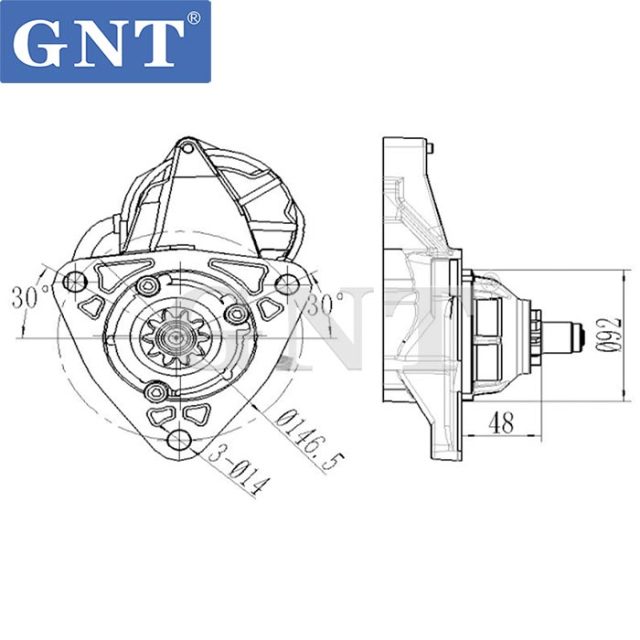 24V 10T Starter compatible with CUMMINS 6CT8.3 Engine 1280009820 1280009821 2280005610 2280005611 2280005612 2280005630 2280005631