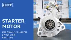 24V 12T Starter compatible with MAN D2066LF12 Engine M009T61971 M009T61971AM M009T61971ZZ9 M009T62071 M009T62071AM M009TD2471 M9T61971