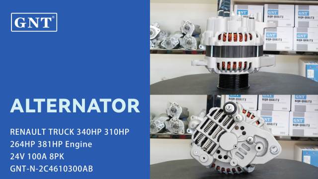 24V 100A Alternator compatible with RENAULT 340HP Engine A003TA8591 A003TA8991 A3TA8591 A3TA8591AM A3TA8591ZT A3TA8991 A3TA8991AM