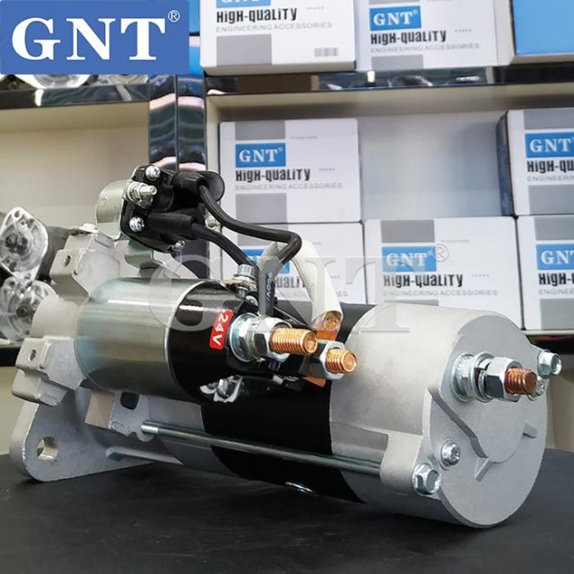 24V 12T Starter compatible with VOLVO D13B440 Engine 5001866293 7420714203 7421632125 0571966 CST35618AS CST35618GS IS9476 11139624 AZE4697