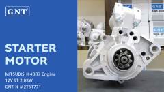 12V 9T Starter compatible with MITSUBISHI 4DR7 Engine M2T61771 M5T22072 M5T23871 MD007655 ME001565 ME005700 ME007433 ME007517