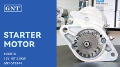 12V 18T 2.0KW Starter Motor compatible with KUBOTA TRACTORS Engine 280000220 1103463051 28000-0220 11034-63051