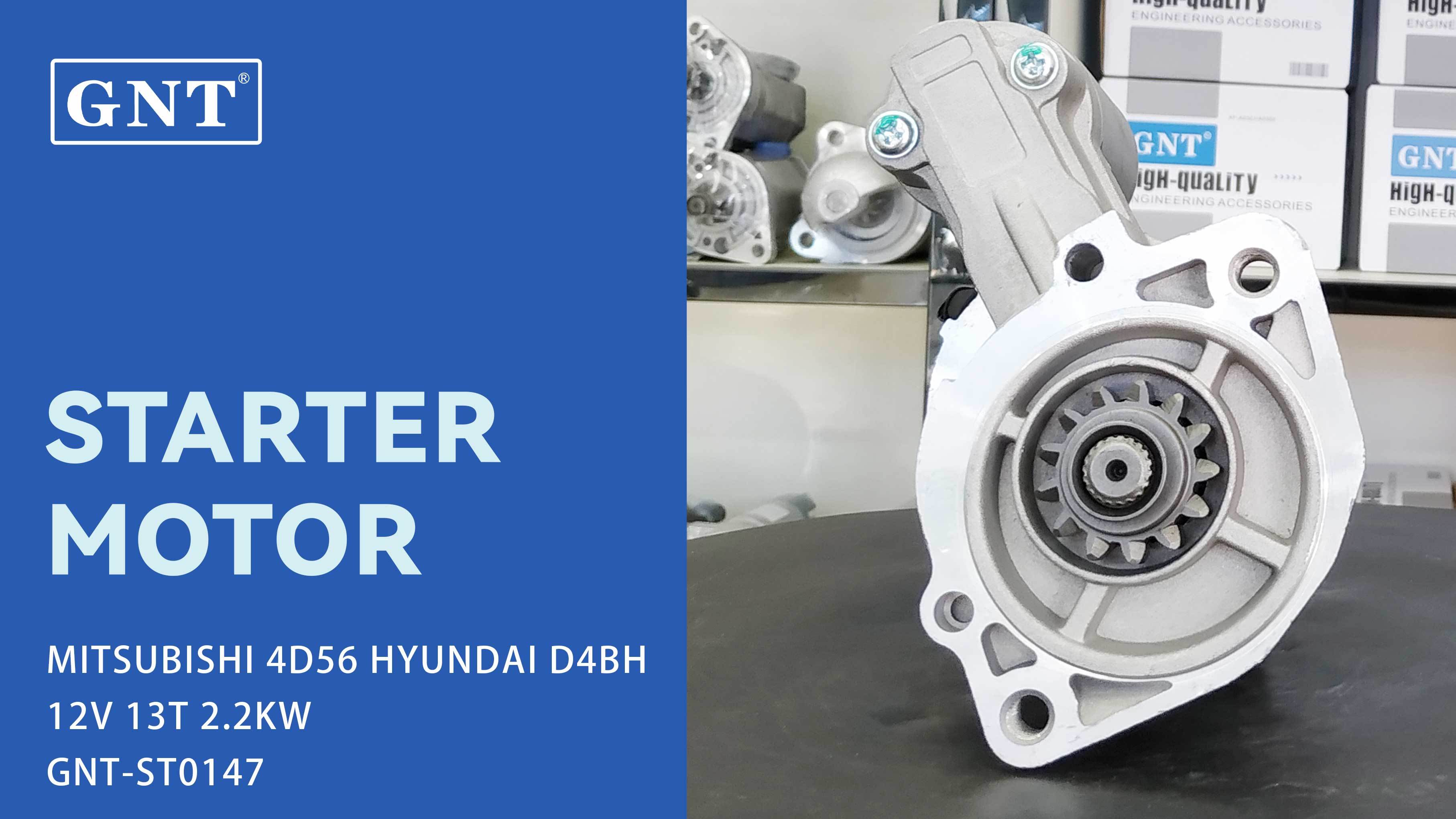 12V 13T Starter compatible with  HYUNDAI D4BH D4BA Engine M3T61071 MD095865 MD156987 MD156989 MD164977 LRS0617 LRS00617 LRS2035 LRS02035