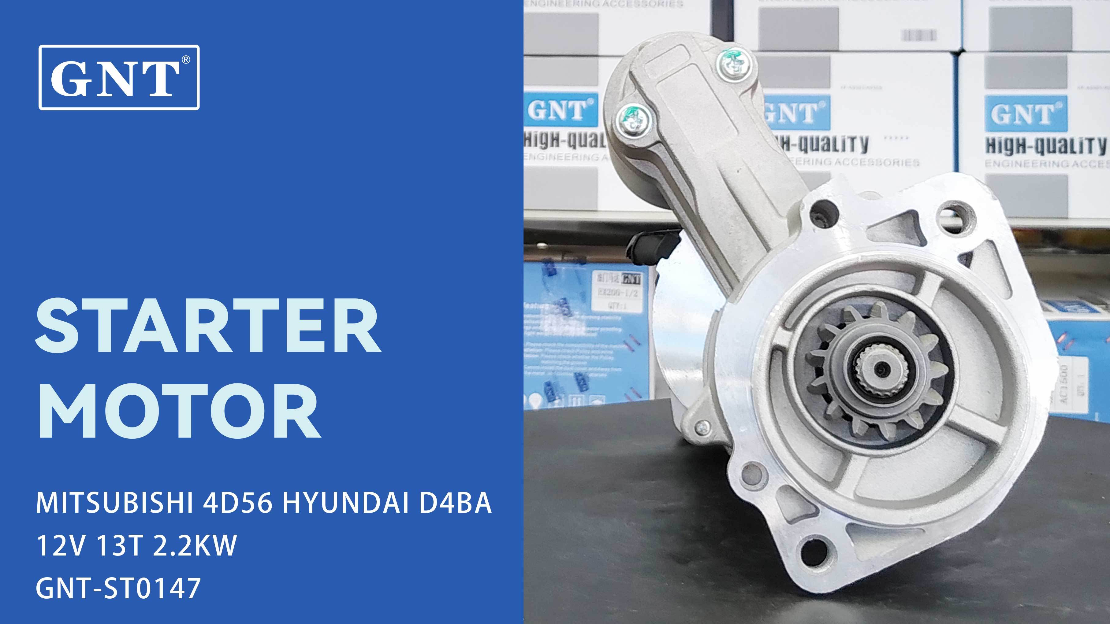 12V 13T Starter compatible with MITSUBISHI 4D56 4D55T Engine 0986017611 DRS3339 DRS3344 00228Y9100 3610042050 11139413 IS9407 014990