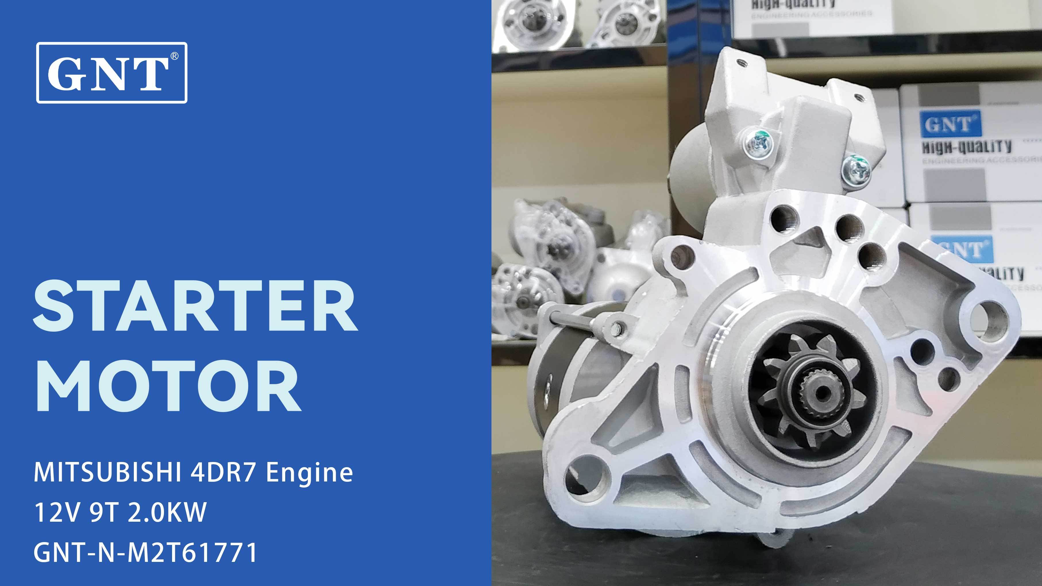 12V 9T Starter compatible with MITSUBISHI FUSO CANTER 4DR7 Engine QD1801 18240N STM3140WA STR6036 CST35192AS 113140 STM3140CL
