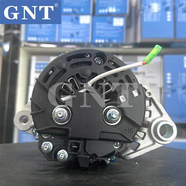 24V 100A Alternator for relectric air conditioner compatible with KOMATSU Excavator PC200-6 6D95 4D102 Engine