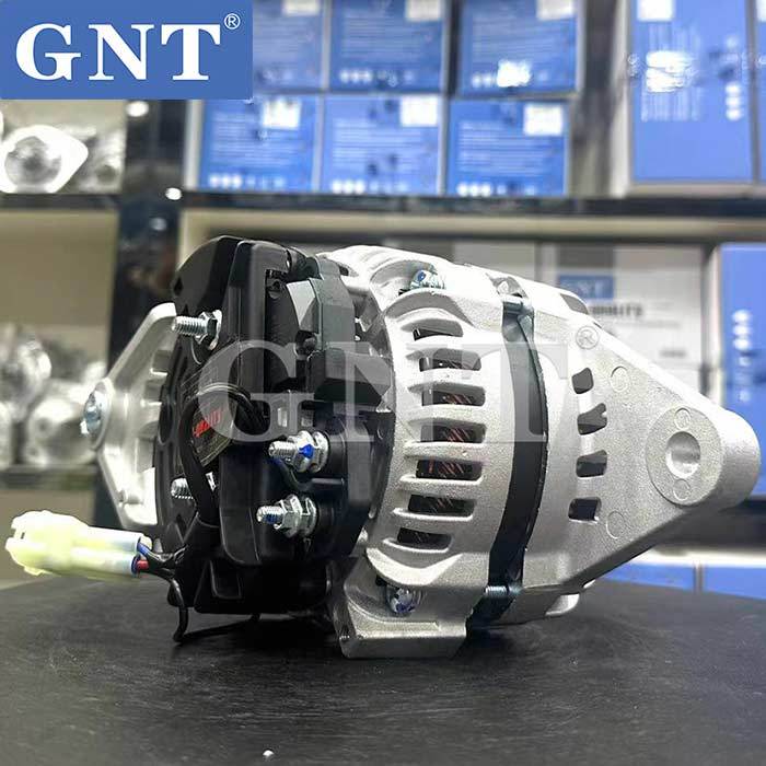 24V 100A Alternator for relectric air conditioner compatible with HINO J08 EF750 FE6B H06C SK250-8 SK350-8 EK100 F17C W04D EM100 F17D F17E K13D K13U HO7CT HO7D WO6E EF750 FE6B H06C V12VC TH07C WO6E EK100 F17C WO4D EM100 Engine