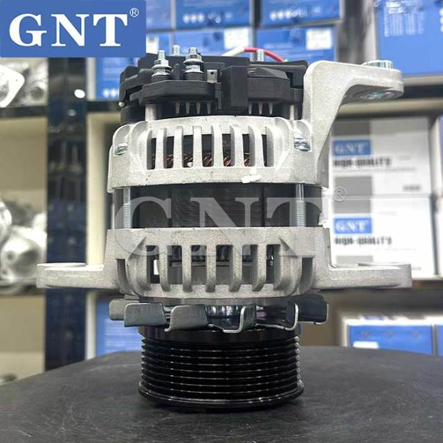 24V 100A Alternator for relectric air conditioner compatible with DX120 DH220-5 DH225-7 DH220-9 DX215-9C DX300-5 DB58 DE08 DL06 Engine