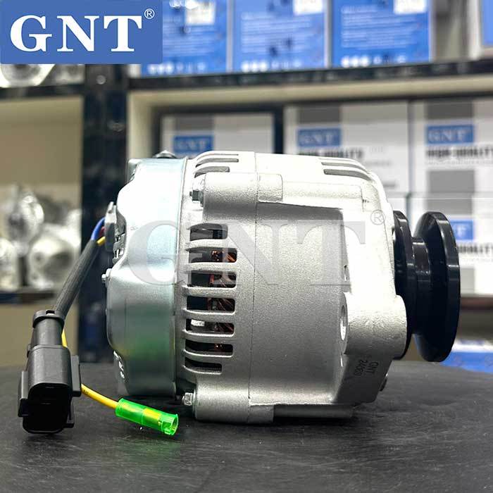 12V 100A Alternator for relectric air conditioner compatible with R60-7 3TNE88 4TNV94 4D84 E303.5 KUBOTA C1.8 PC40 PC45 PC50 3D84 4D88 V2203 V1702 F2803 R510 R520BU-1A Engine