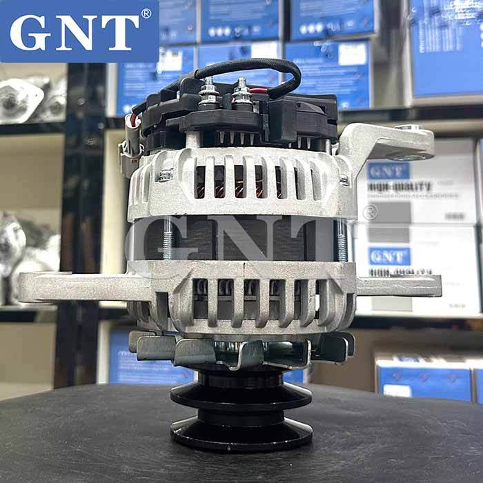 24V 100A Alternator for relectric air conditioner compatible with ZAX200-6 ZAX450 ZAX470-3 ZAX520 SANY135 6BG1 4BG1 SH200A3 ZAX120 LINGONG 220 SANY135  Engine
