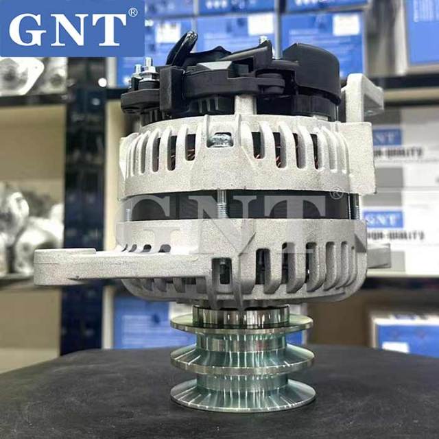 24V 100A Alternator for relectric air conditioner compatible with HINO J08 EF750 FE6B H06C SK250-8 SK350-8 EK100 F17C W04D EM100 F17D F17E K13D K13U HO7CT HO7D WO6E EF750 FE6B H06C V12VC TH07C WO6E EK100 F17C WO4D EM100 Engine