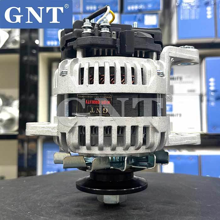 24V 100A Alternator for relectric air conditioner compatible with HD450 E70B E307 4D31 4D32 4D30 S6K E70B E200B 6D15 6D22 8DC8 8DC9 Engine