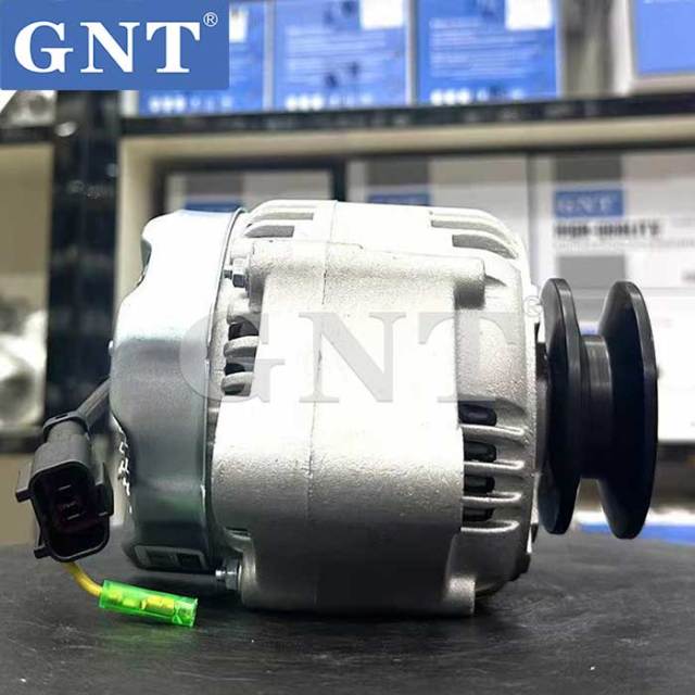 12V 100A Alternator for relectric air conditioner compatible with 4BT3.3 Yuchai65 Yuchai85 Yuchai135 Xugong80 Engine