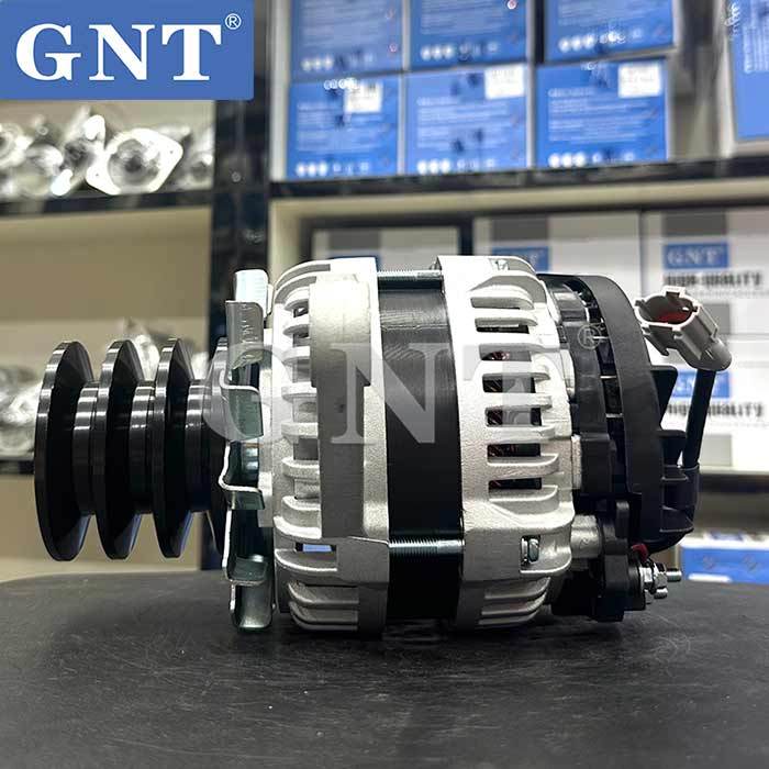 24V 100A Alternator for relectric air conditioner compatible with 6HK1 ZAX330-3 ZAX330-3G ZAX350-3 ZAX350-8 ZAX360-3G ZAXIS330 6SD1 6WG1 CASE300 CASE350 CASE360 Engine