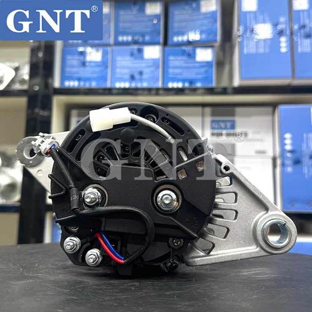 24V 100A Alternator for relectric air conditioner compatible with D04FR SK130-8 SK135 SK140-8 4HK1 JCB JS200 JS220 JS210 JS260 SK130-8 SK140-8 ZAX230-3  Engine