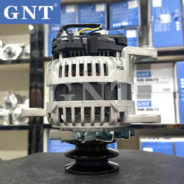 24V 100A Alternator for relectric air conditioner compatible with 4M50 6D16 D06FR SANY215-8 HD820V5 HD1430 6M60 6D16T SK450-8 SANY215 SANY245 Engine