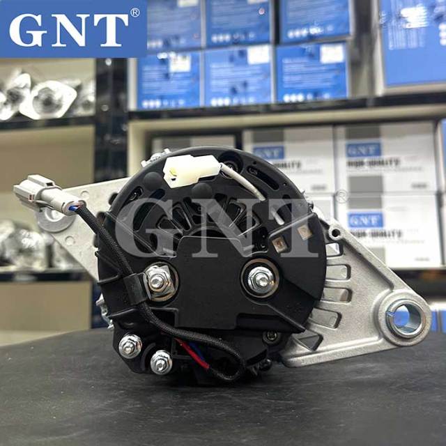 24V 100A Alternator for relectric air conditioner compatible with 6HK1 ZAX330-3 ZAX330-3G ZAX350-3 ZAX350-8 ZAX360-3G ZAXIS330 6SD1 6WG1 CASE300 CASE350 CASE360 Engine