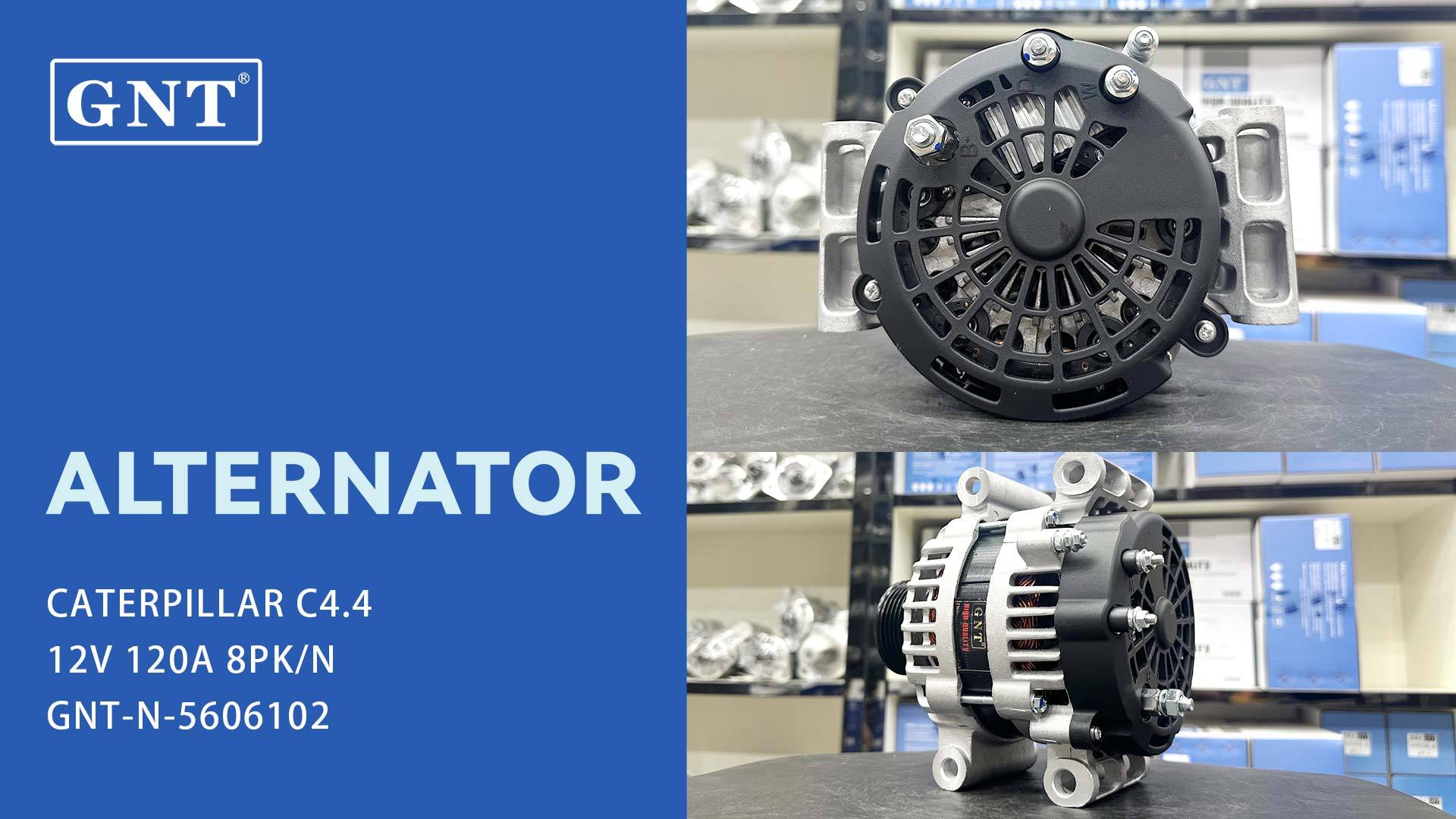 12V 120A Alternator compatible with CATERPILLAR C4.4 C6.6 D5K2 Engine 20R3599 3218928 5606102 T430454 8600376 CAL60161AS ALD4062ML