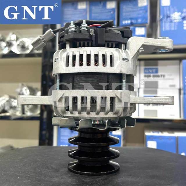 24V 100A Alternator for relectric air conditioner compatible with 6HK1 ZAX330-3 ZAX330-3G ZAX350-3 ZAX350-8 ZAX360-3G ZAXIS330 6SD1 6WG1 CASE300 CASE350 CASE360 Engine