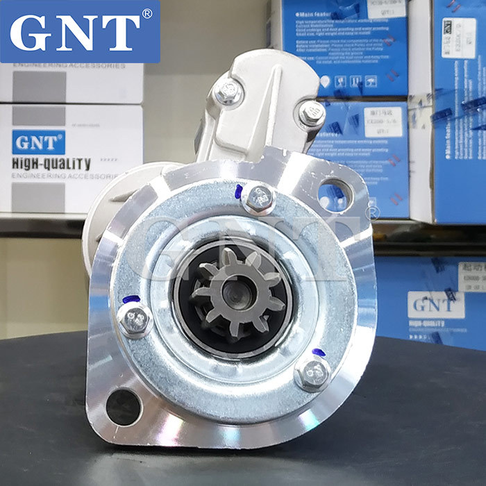24V 9T Starter compatible with ISUZU 4BC2 DOOSAN DH80 Engine CST20604 CST20604ES CST20604OS CST20604RS CST50609AS CST50609GS S25212