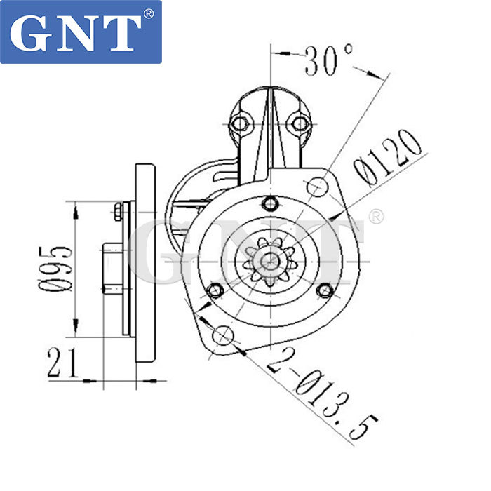 24V 9T Starter compatible with ISUZU 4BC2 DOOSAN DH80 Engine CST20604 CST20604ES CST20604OS CST20604RS CST50609AS CST50609GS S25212