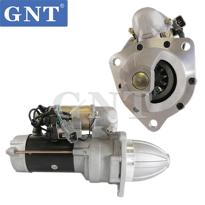 24V 13T Starter compatible with KOMATSU 4D130 D50A Engine 6008132393 6008132394 3266600400 0210004130 0210004132 0210004850